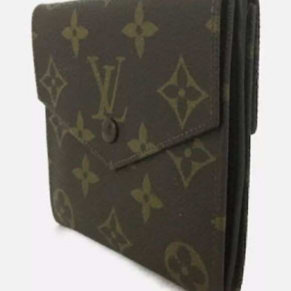 Vintage Louis Vuitton Monogram Portefeiulle Elise Trifold Wallet Brown/3BA0441 - Picture 2 of 8